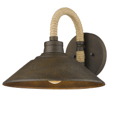 Golden 3318-1W DR - Golden Lighting Journey 1-light Wall Sconce in Dark Rust